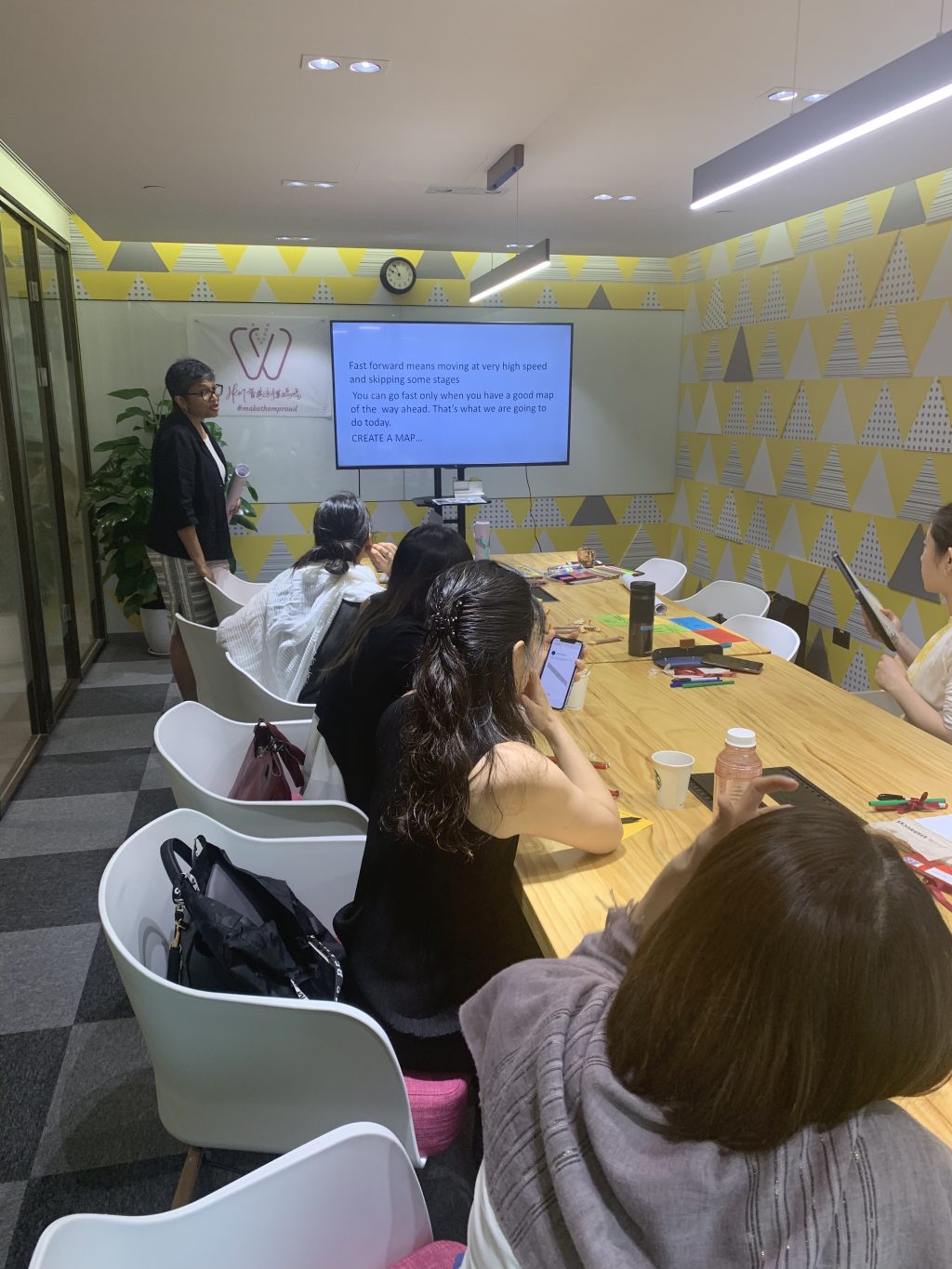 UCommune, facilitating the Design Thinking Workshop for entrepreneurs